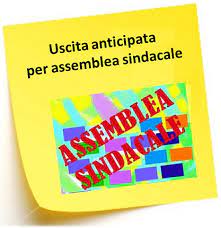 CIRCOLARE A SEGUITO ASSEMBLEA -uscita anticipata